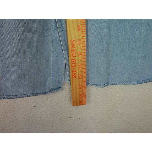 Vintage NFL Dallas Cowboys Denim Button Up True Fan Sportswear‎ Shirt Mens XL - Picture 5 of 9